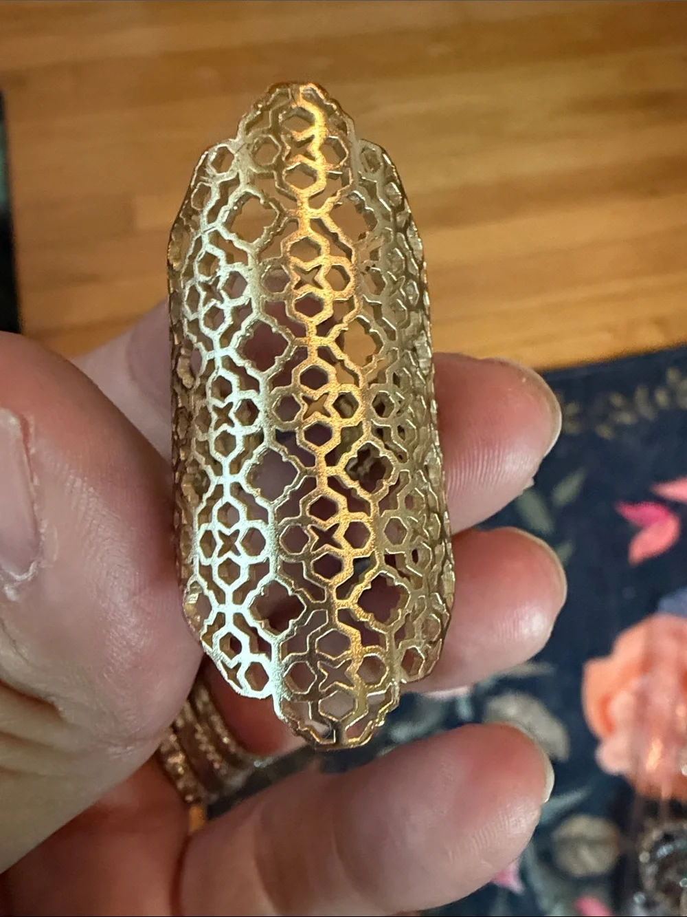 Kendra Scott Gold Tone Filigree Ring